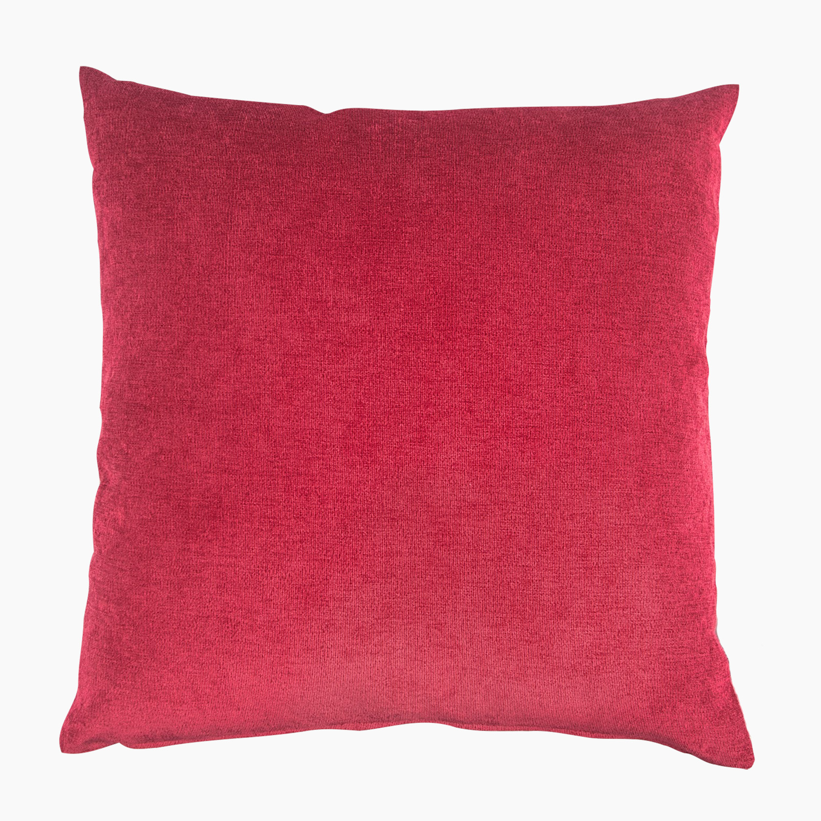 Federa Per Cuscino In Velluto Rosso - 31x31 Cm (20x20 Pollici) - Cuscino Decorativo Double Face Con Zip