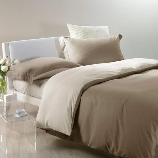 completo letto caleffi modern copripiumino tortora