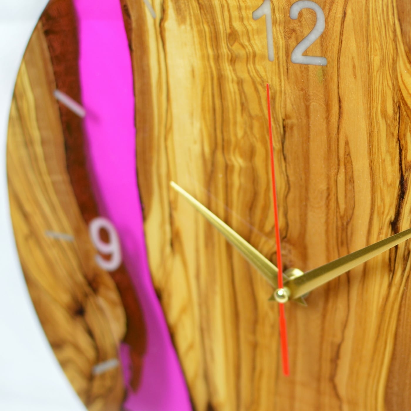 Orologio in legno e resina Cervia - immagine 3